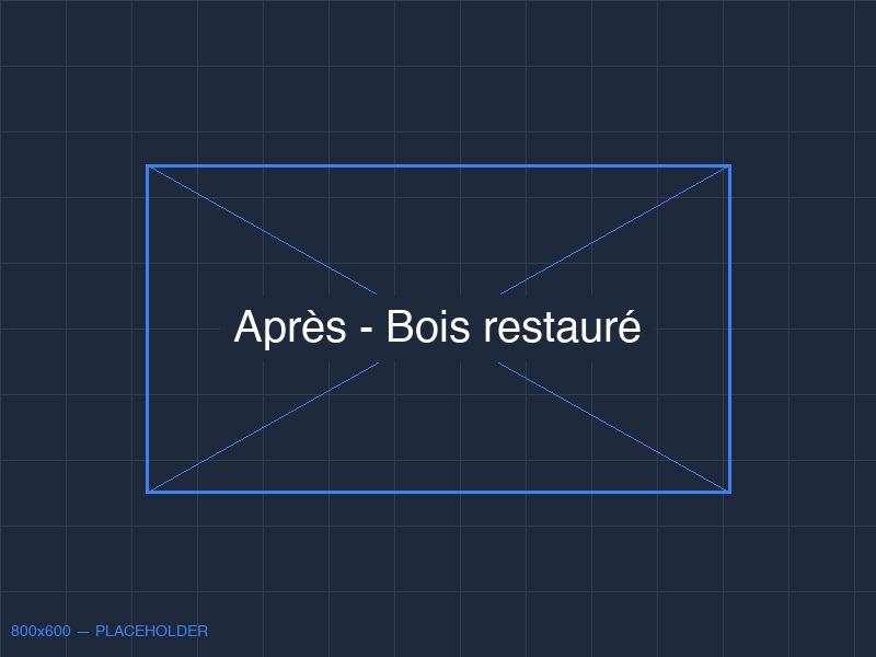 Deck restauré avec saturateur à Hossegor