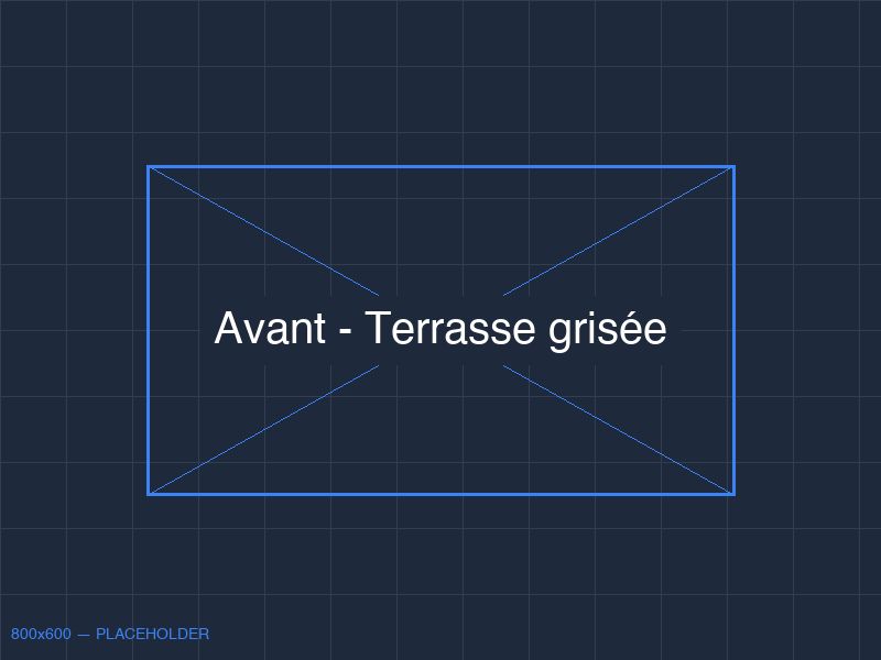 Terrasse bois avant nettoyage à Hossegor